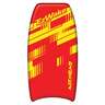 Airhead EZ Wake 1 Person Inflatable Beginner Wakeboard - Red/Yellow