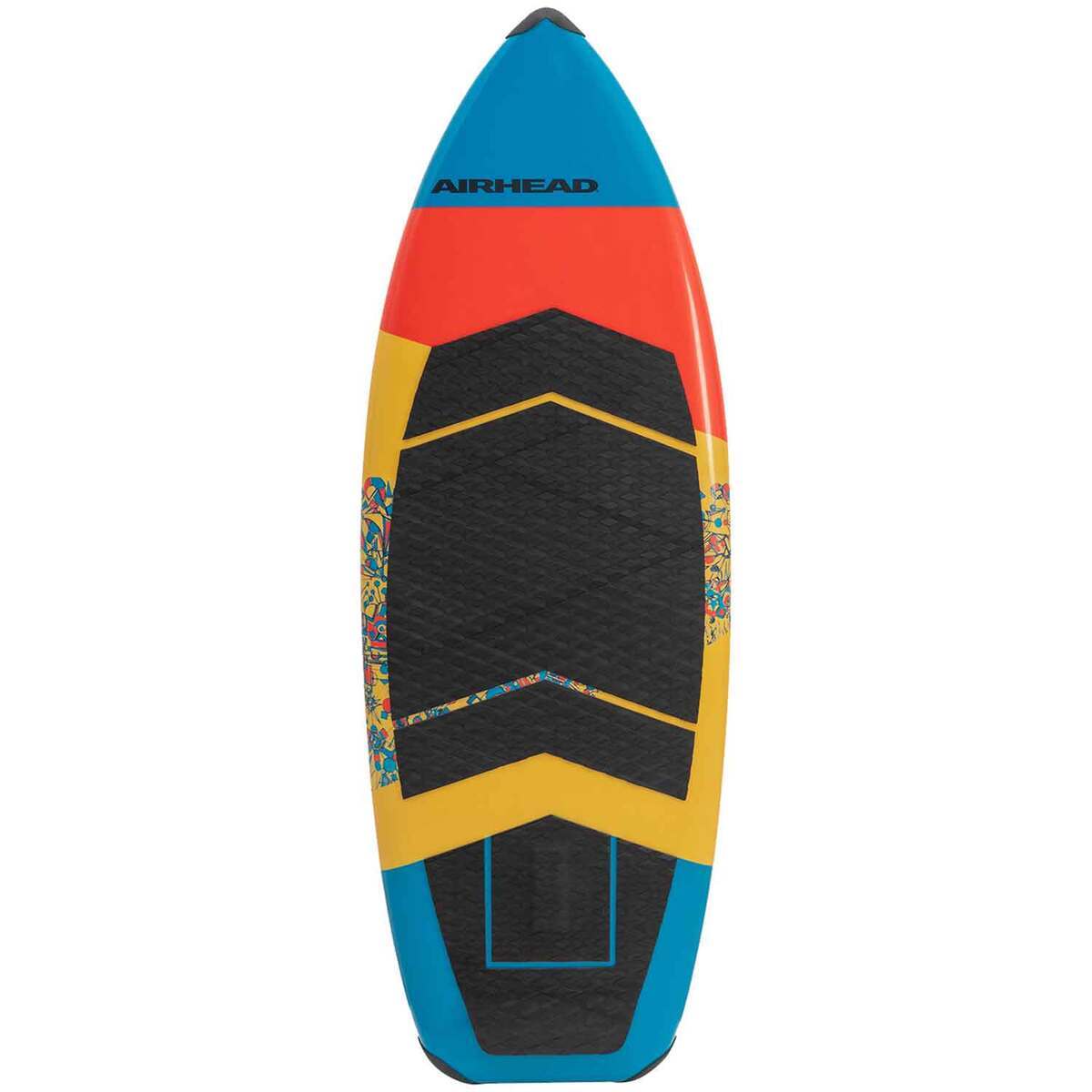 Airhead Fraction Wakesurf 1 Person Board - Blue and Yellow Airhead Fraction Wakesurf 1 Person Board - Blue and Yellow