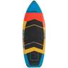 Airhead Fraction Wakesurf 1 Person Board - Blue and Yellow