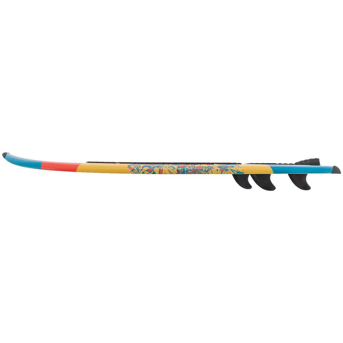 Airhead Fraction Wakesurf 1 Person Board - Blue and Yellow Airhead Fraction Wakesurf 1 Person Board - Blue and Yellow