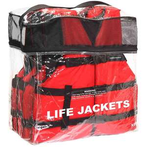 Airhead General Boating Life Jacket - Adult 4 Pack