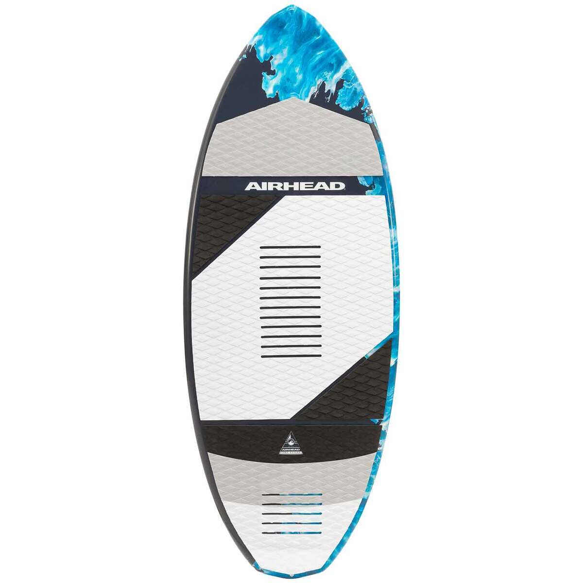 Airhead Lake Effect Wakesurf 1 Person Board - Gray, White, and Blue Airhead Lake Effect Wakesurf 1 Person Board - Gray, White, and Blue