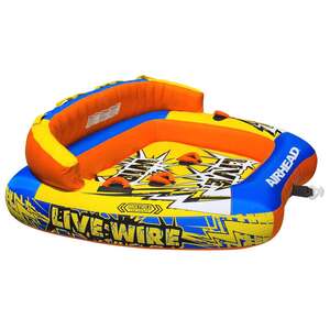 Airhead Live Wire 3 Person Towable Inflatable Water Tube
