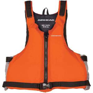 Airhead Livery Paddle Orange Vest Life Jacket - Youth