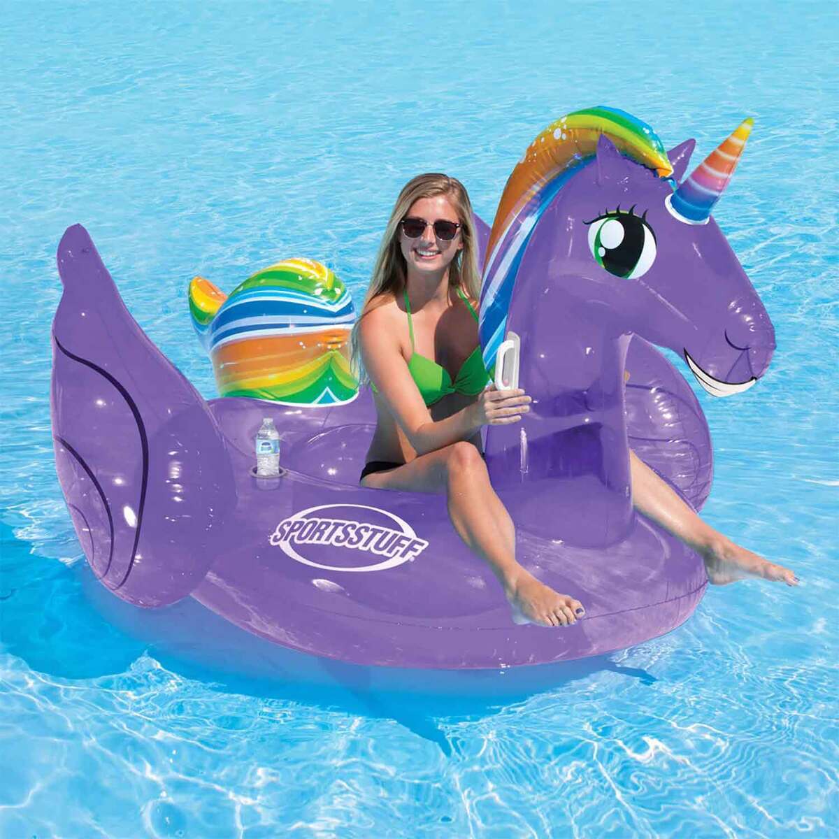 Airhead Magical Unicorn 2 Person Pool Float - Purple Airhead Magical Unicorn 2 Person Pool Float - Purple