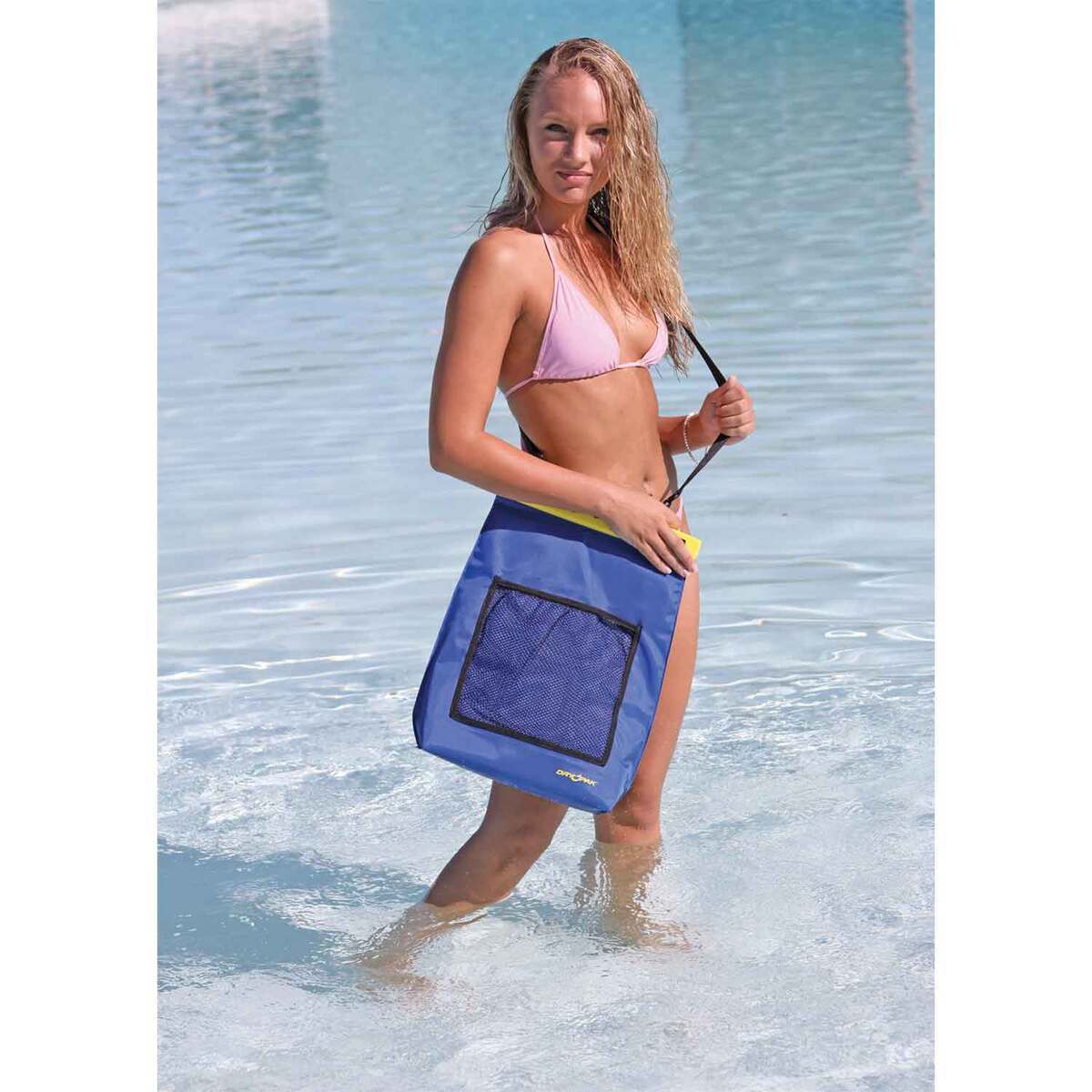 Airhead Multi Purpose Nylon Pack Dry Bag - Blue - Blue 9in x 12in x 3in Airhead Multi Purpose Nylon Pack Dry Bag - Blue - Blue 9in x 12in x 3in