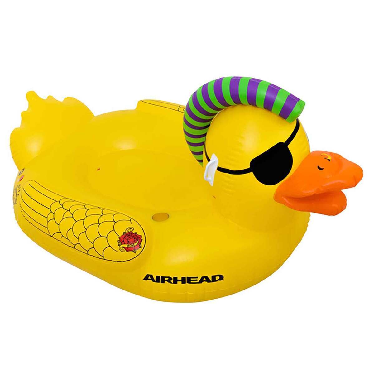 Airhead Punk Duck 1 Person Pool Float - Yellow Airhead Punk Duck 1 Person Pool Float - Yellow