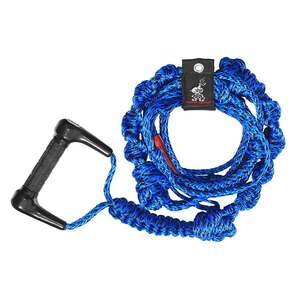 Airhead Spiral Braid High-Performance Wakesurf Rope - Blue