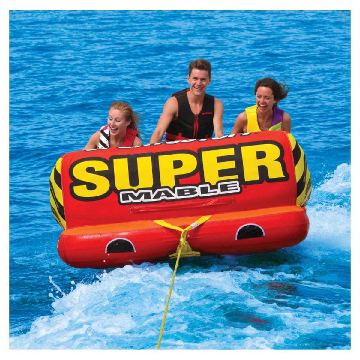 Airhead Super Mable 3 Person Towable - Red/Orange | Sportsman's Warehouse