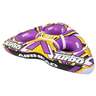 Airhead Turbo Blast 3 Rider Inflatable and Towable Water Tube - Yellow/Purple
