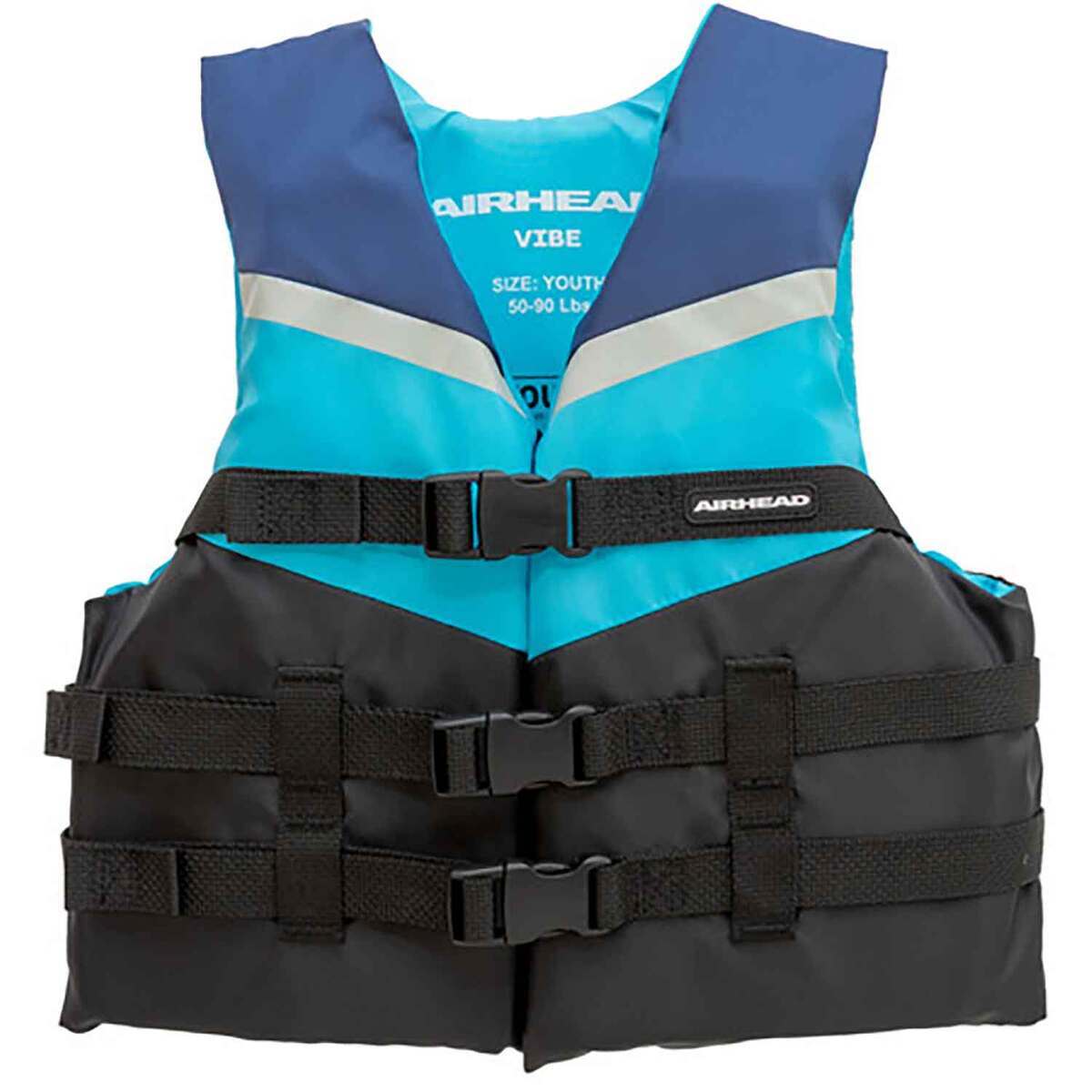 Airhead Vibe Life Jacket - Youth - Blue/Black Airhead Vibe Life Jacket - Youth - Blue/Black