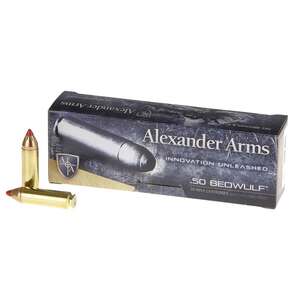 Alexander Arms Hornady FTX 50 Beowulf 300Gr Rifle Ammo- 20 Rounds