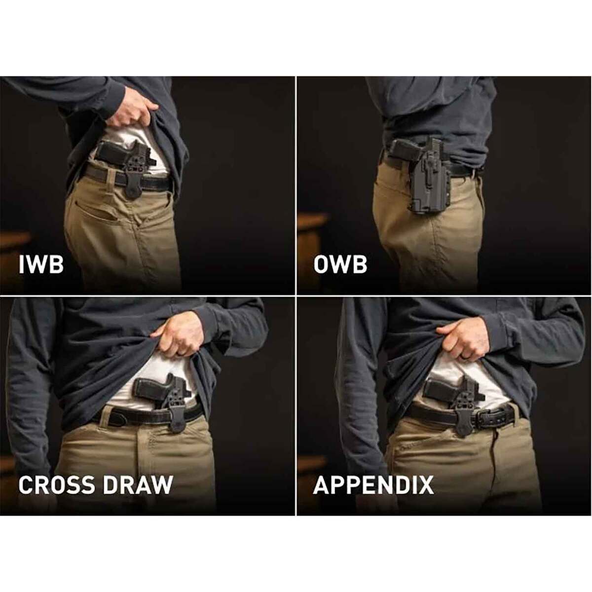 Alien Gear Photon Light-Bearing Glock 43/43X Ambidextrous Holster - Black Alien Gear Photon Light-Bearing Glock 43/43X Ambidextrous Holster - Black