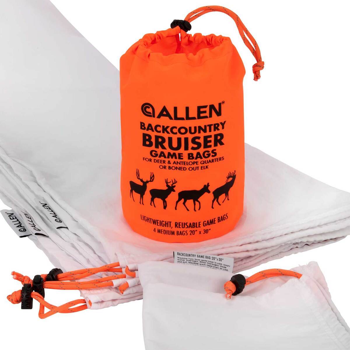 Allen Backcountry Bruiser Deer Game Bag Set - 4 Quarter Bags Allen Backcountry Bruiser Deer Game Bag Set - 4 Quarter Bags