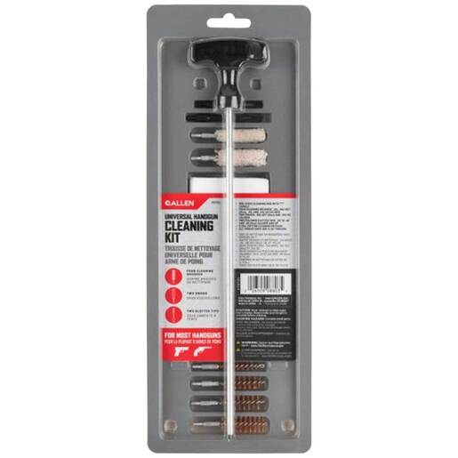 Allen Co Universal Handgun Cleaning Kit - Multi Caliber - Grey