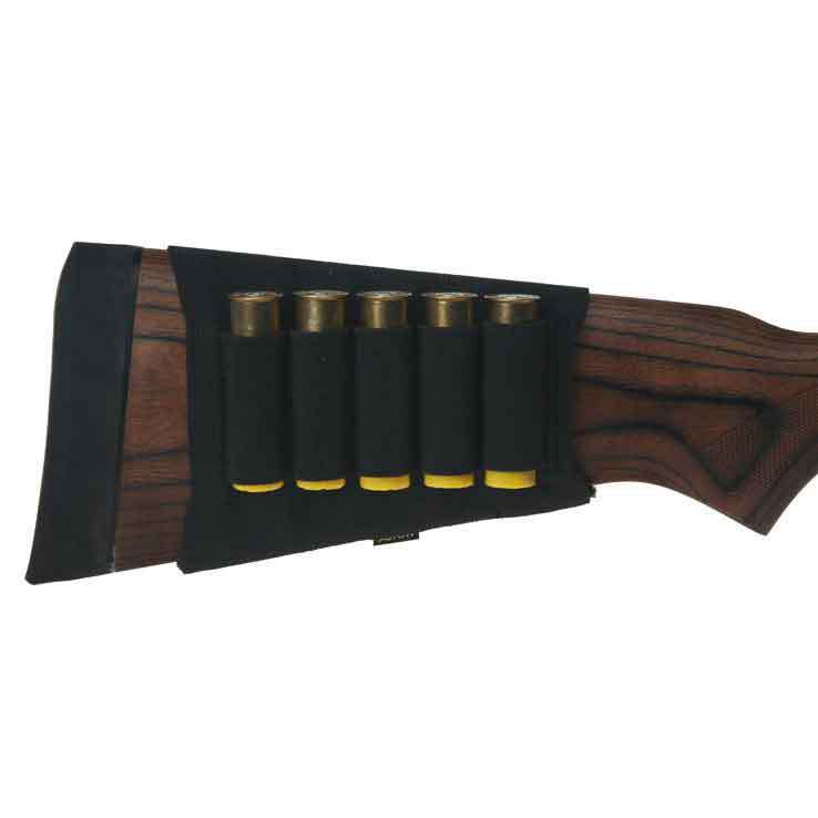 Allen Buttstock Shotgun Shell Holder - Black Allen Buttstock Shotgun Shell Holder - Black