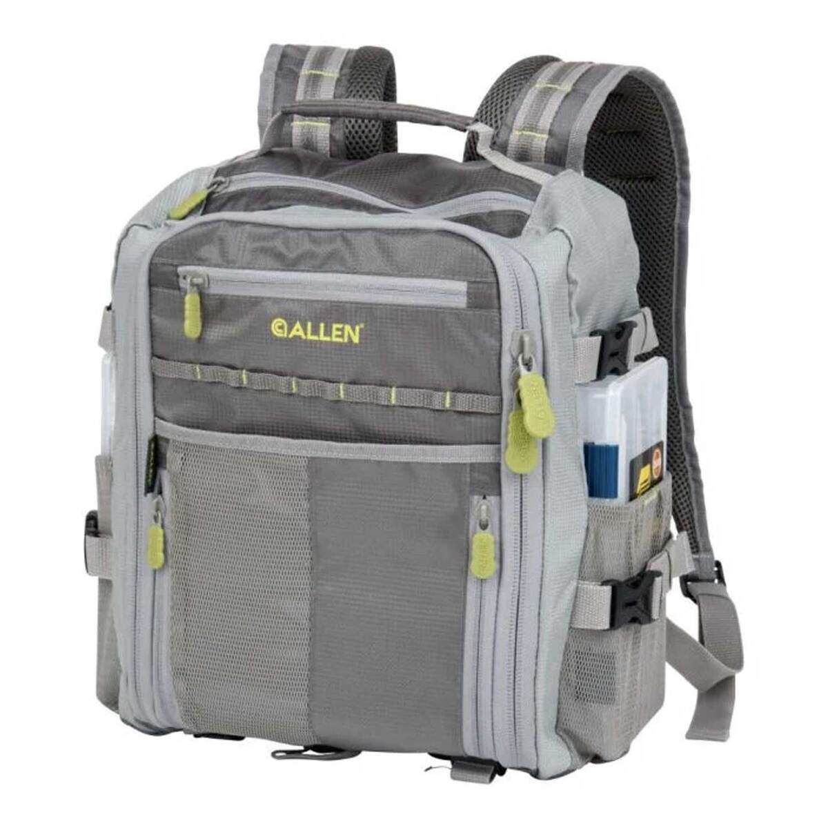 Compact Fishing Rucksacks Allen Chatfield Compact Fishing Backpack - Gray/Lime, 17.6 Liter ...