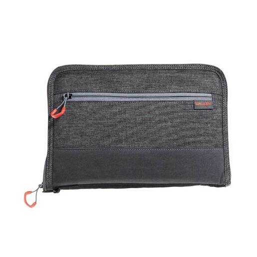 Allen Co Auto-Fit 2.0 Deluxe 11in Handgun Soft Case – Heather Gray/Red – Gray