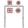 Allen EZ Aim Hardrock AR500 Double Spinner Targets with Stand - White