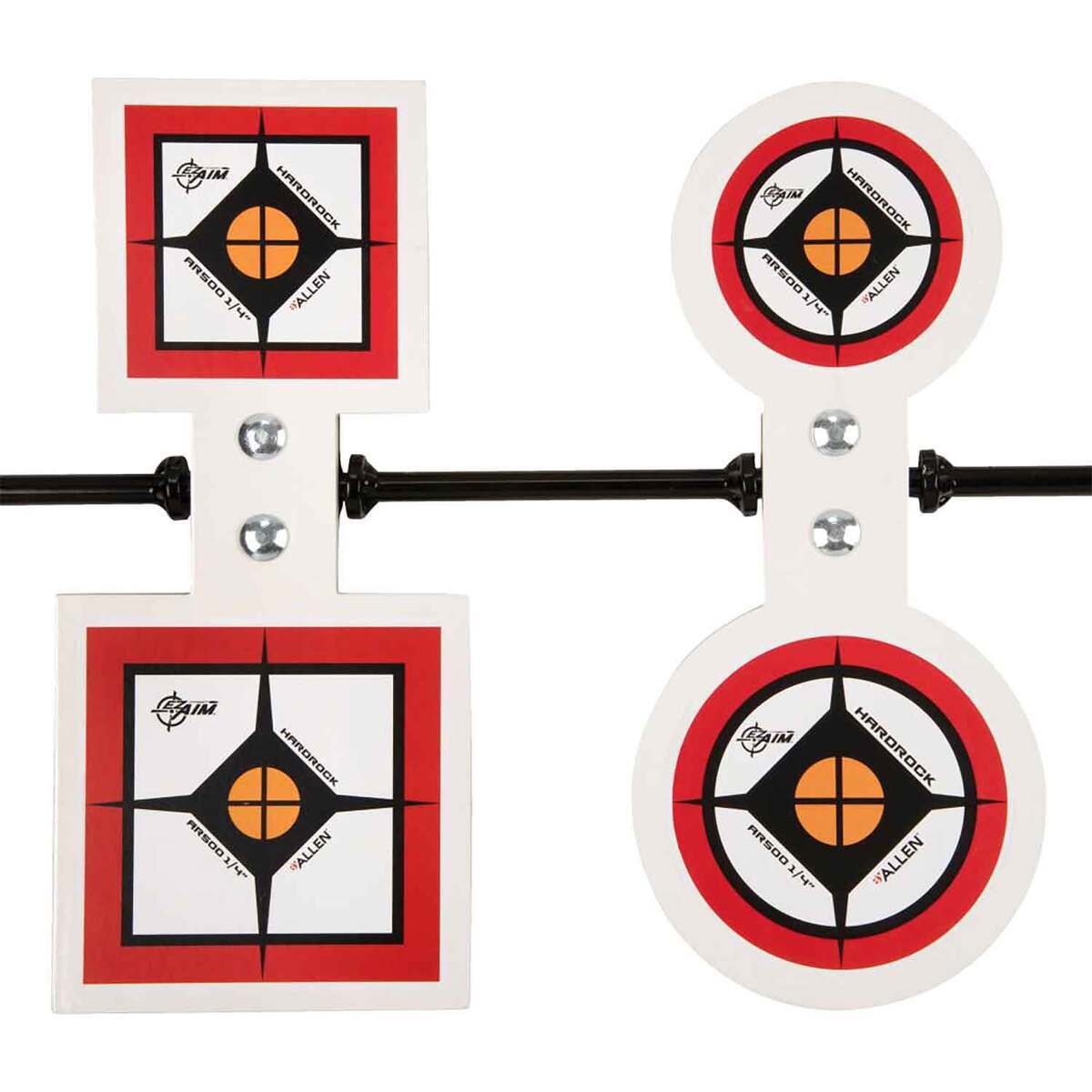 Allen EZ Aim Hardrock AR500 Double Spinner Targets with Stand ...
