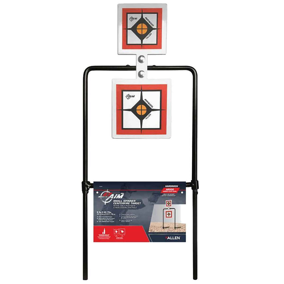 Allen EZ Aim Hardrock AR500 Spinner Targets with Stand | Sportsman's ...