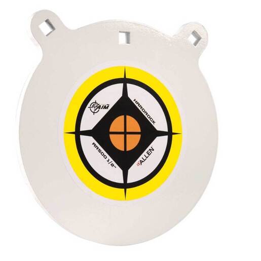 Allen Co EZ Aim Hardrock AR500 Steel Gong Shooting Target - 10in - Multi Color