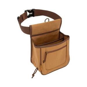 Allen Co Rival Double Compartment Shell Bag - Tan, 52in Waist Belt