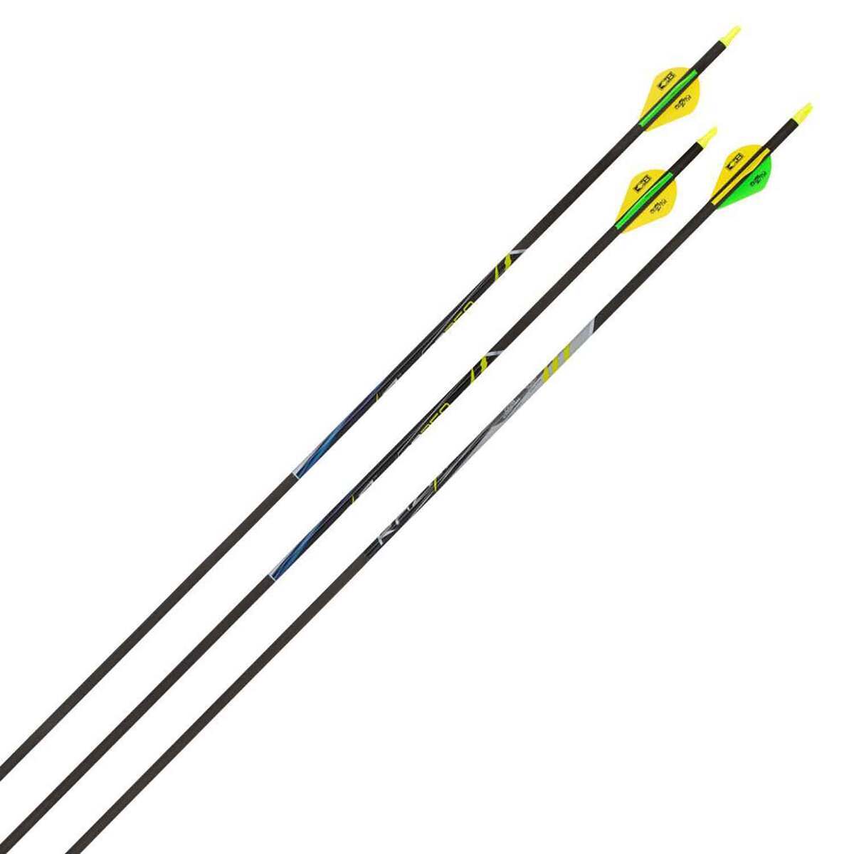 Tri Razor Arrow Allen Razor 350 spine Carbon Arrows - 3 Pack | Sportsman's Warehouse