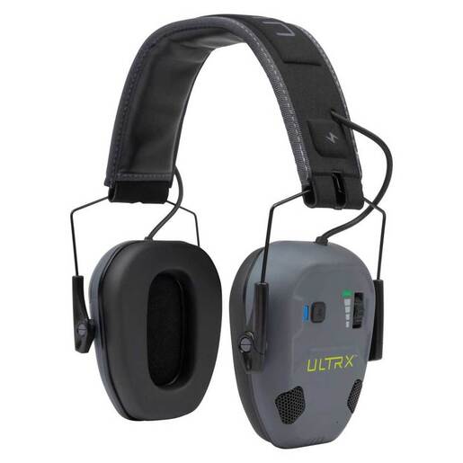 Allen Co ULTRX Bionic Fuse Ion Bluetooth Electronic Earmuff - Slate - Gray