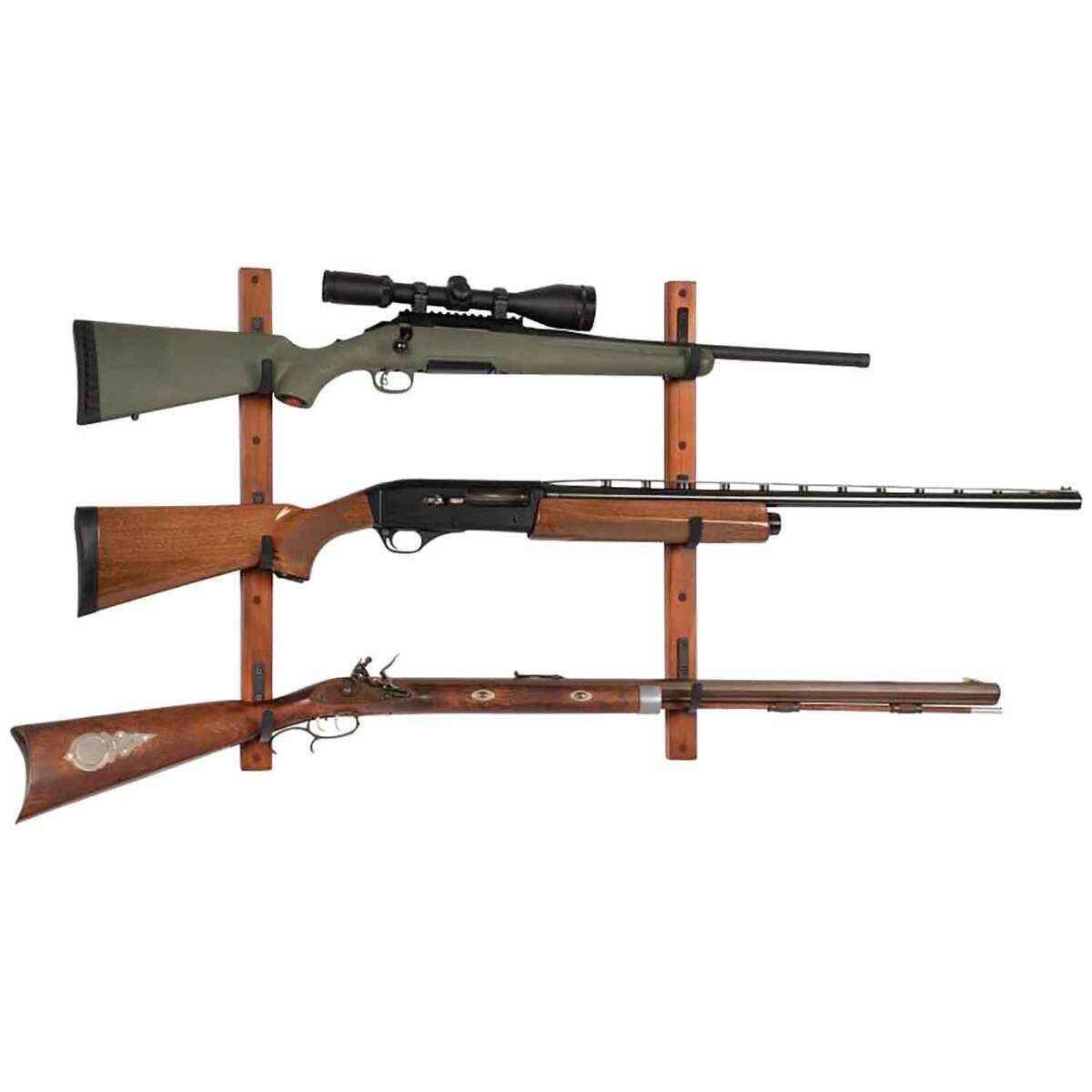 Allen Gun Collector Hardwood 3 Firearm Gun Rack - Brown | Sportsman's ...