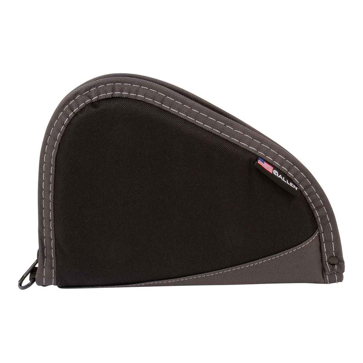 Allen Deluxe 8in Handgun Case - Black/Gray Allen Deluxe 8in Handgun Case - Black/Gray