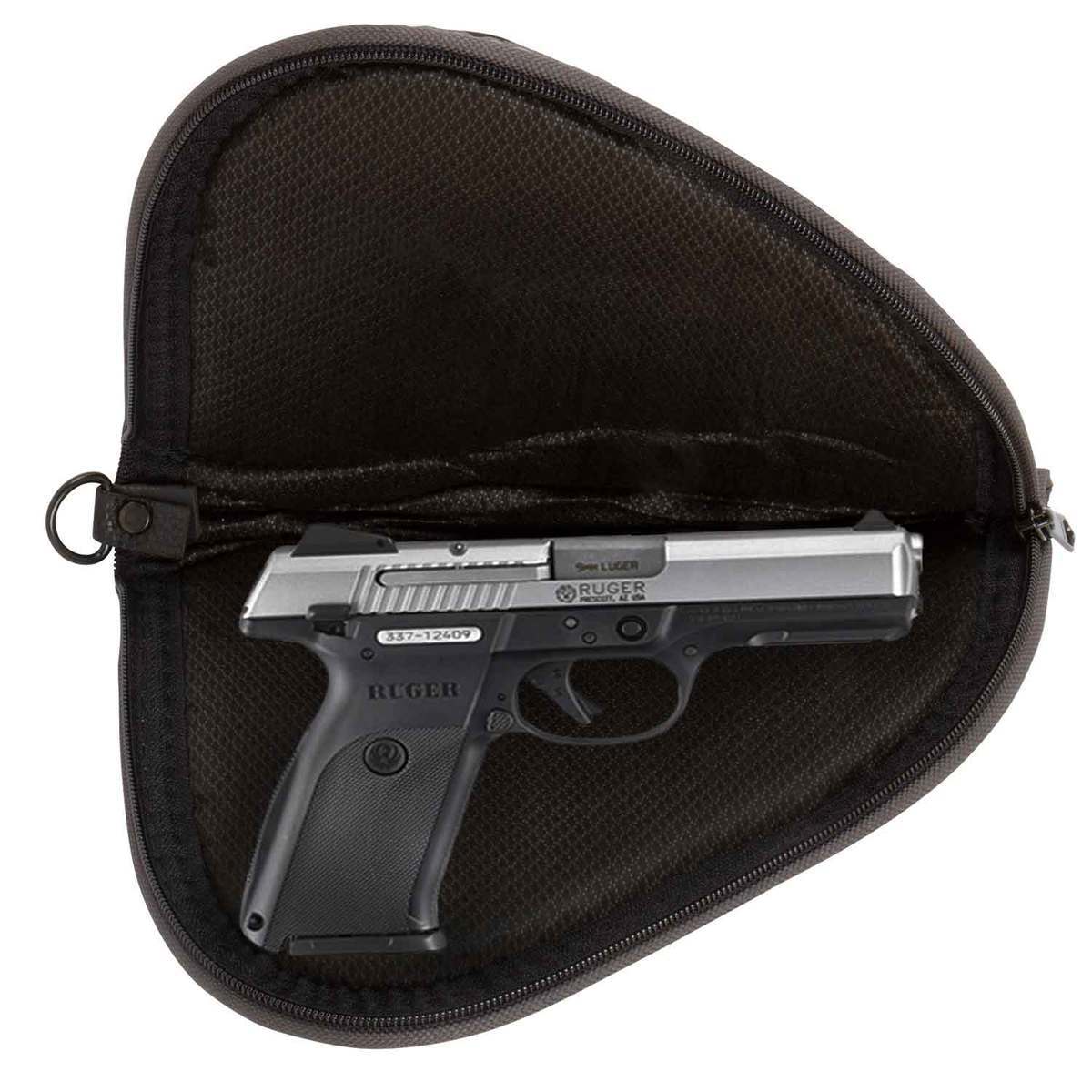 Allen Deluxe 8in Handgun Case - Black/Gray Allen Deluxe 8in Handgun Case - Black/Gray