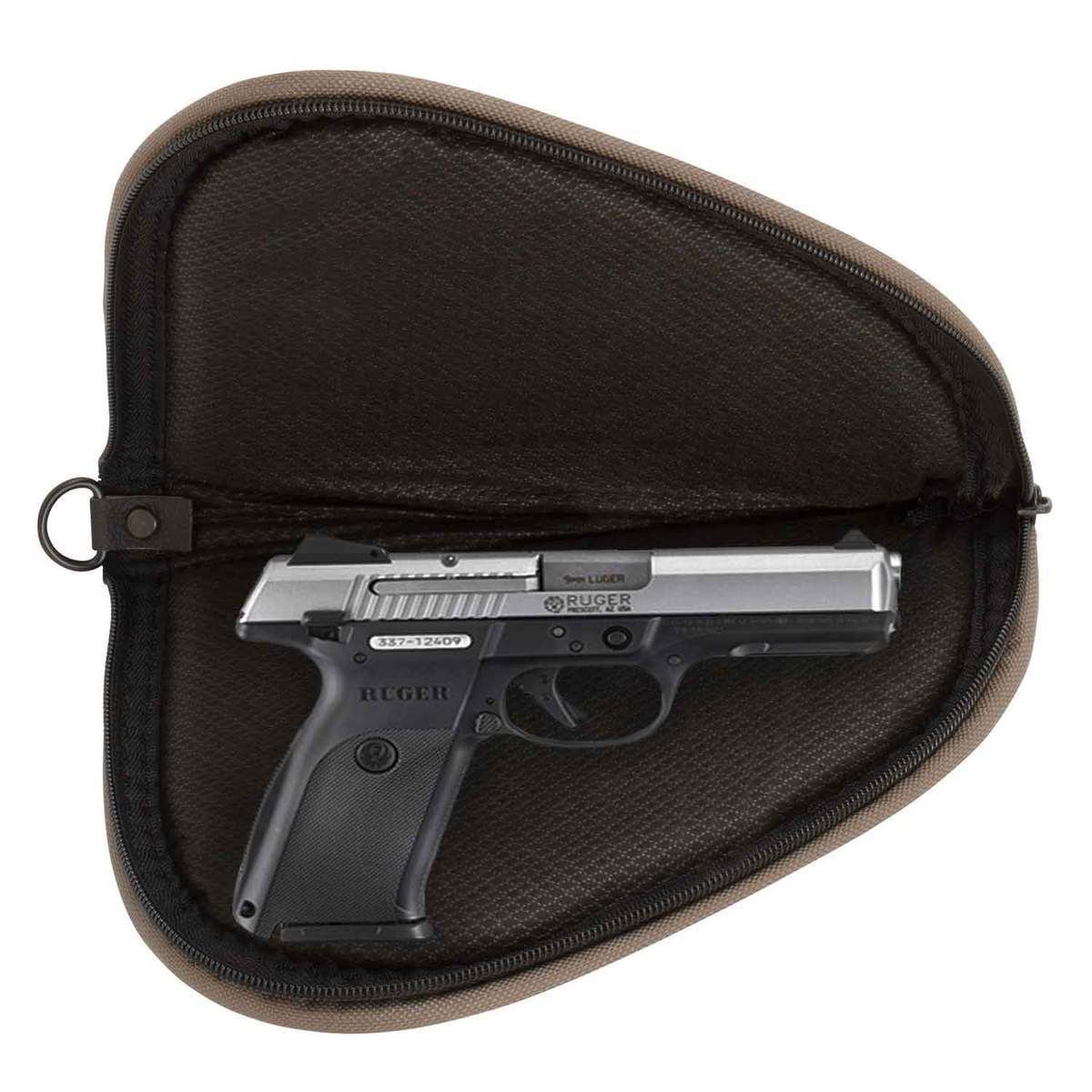 Allen Deluxe 8in Handgun Case -Taupe/Tan - Taupe/Tan Allen Deluxe 8in Handgun Case -Taupe/Tan - Taupe/Tan