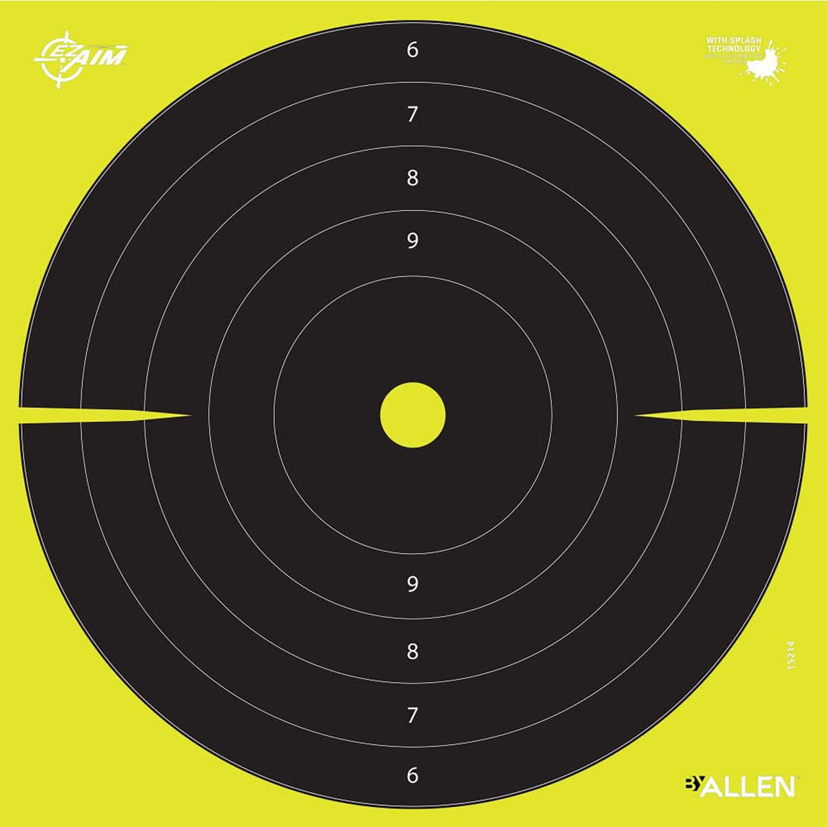 Allen EZ Aim 12.5in Reactive Paper Shooting Target - 30 Count - Black ...