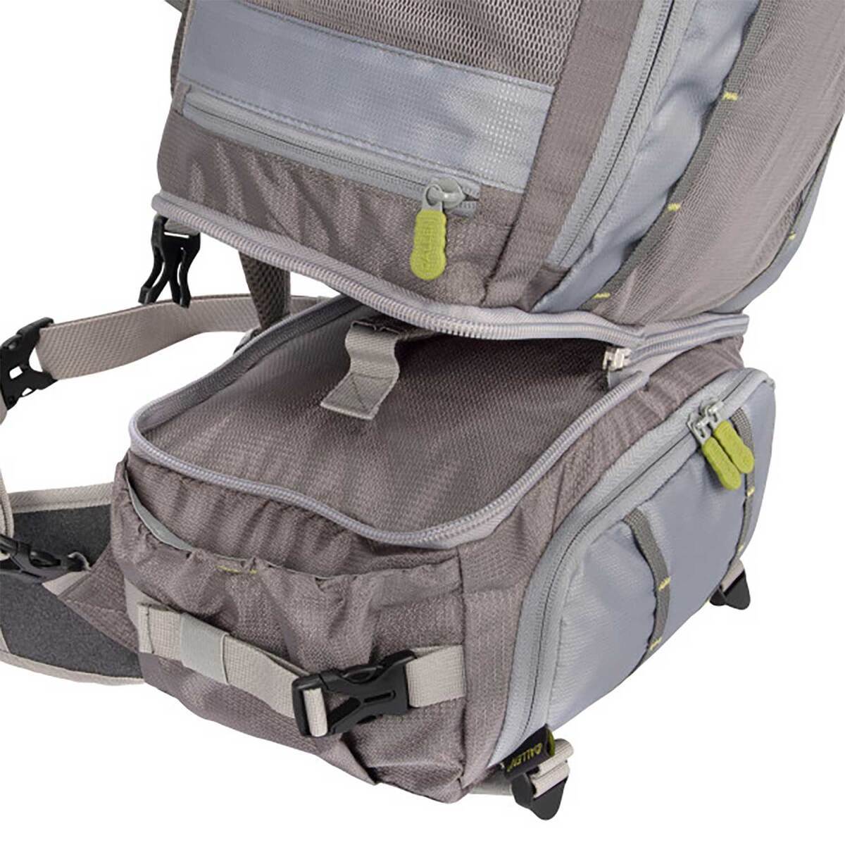 Allen Fryingpan River Convertible Fishing Backpack - Gray/Lime - Gray/Lime Allen Fryingpan River Convertible Fishing Backpack - Gray/Lime - Gray/Lime