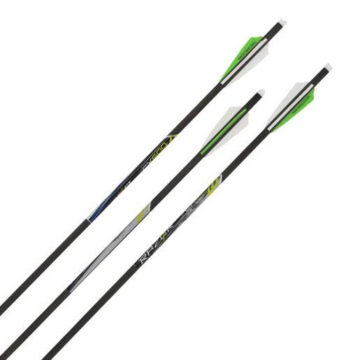 Allen Razor CX600 Carbon Crossbow Bolts – 3 Pack – Black