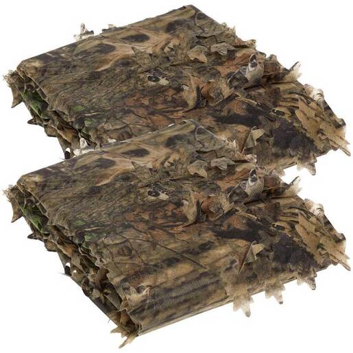 Allen Vanish 3D Leafy Omnitex 12ft x 56in Blind Making Material – Mossy Oak Break-Up Infinity – 2 Pack – Brown 12ft x 56in