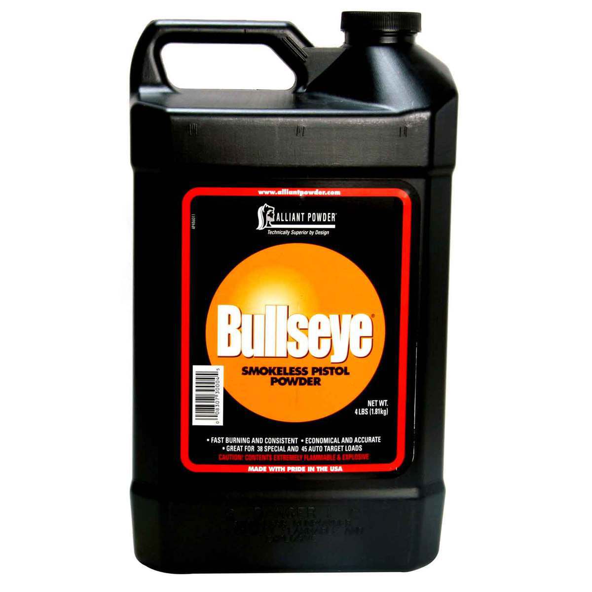 Alliant Bullseye Smokeless Powder - 4lb Keg - 4lb | Sportsman's Warehouse
