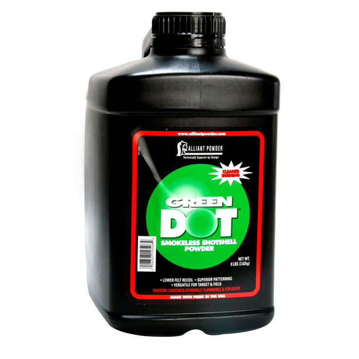 Alliant Green Dot Smokeless Powder - 8lb Keg - 8lb Alliant Green Dot Smokeless Powder - 8lb Keg - 8lb