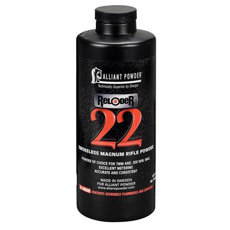 Alliant RL-22 Smokeless Powder - 1lb Can - 1lb Alliant RL-22 Smokeless Powder - 1lb Can - 1lb