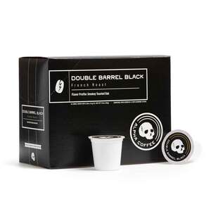 Alpha Coffee 24 Count Kilo-Cups - Double Barrel Black - Midnight Blend