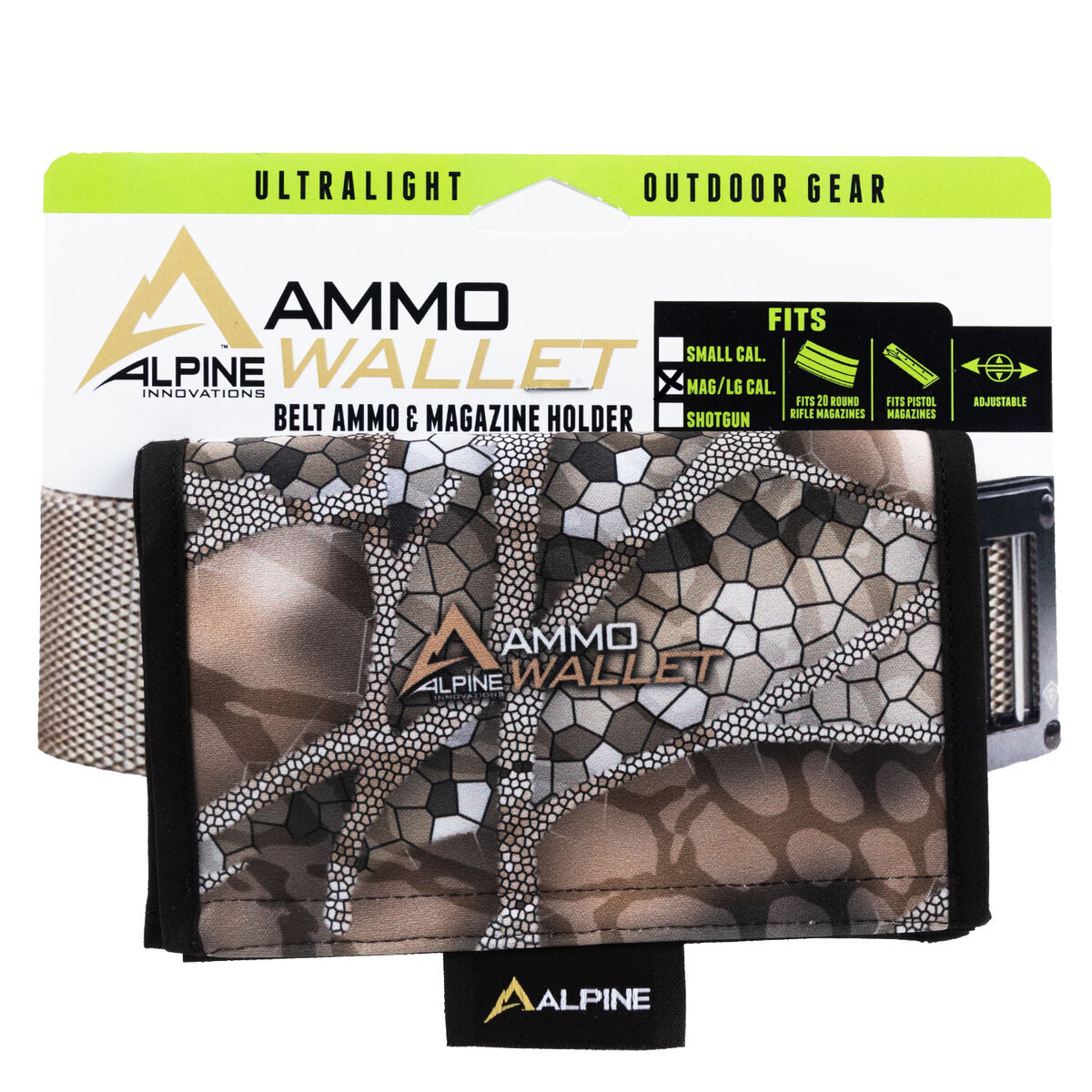 Alpine Innovations Large Caliber Ammo Wallet - 7 Round - Black Alpine Innovations Large Caliber Ammo Wallet - 7 Round - Black