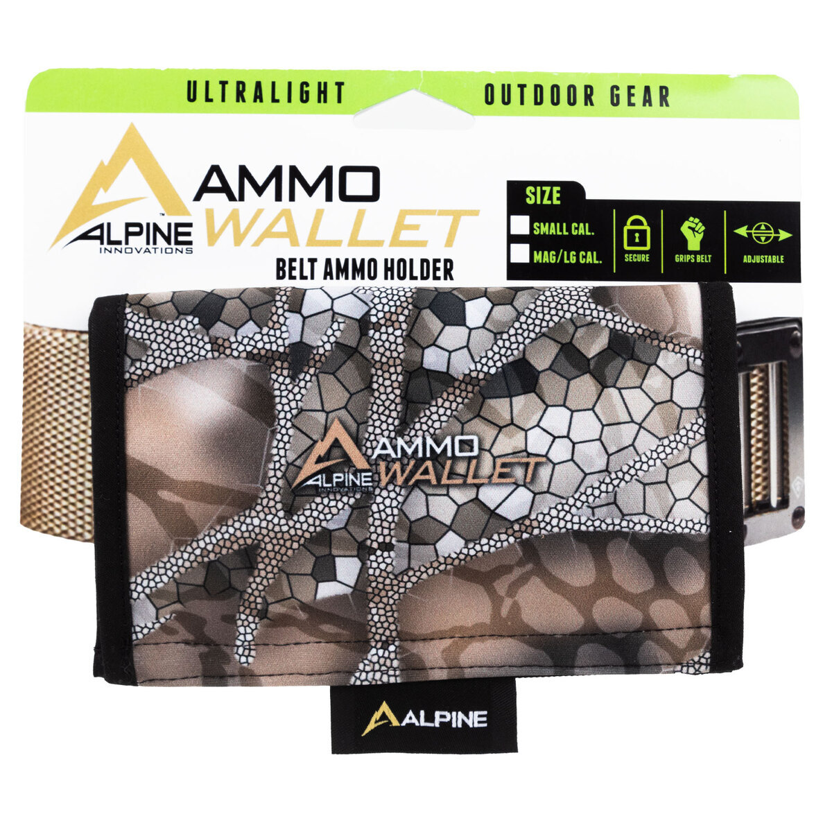 Alpine Innovations Small Caliber Ammo Wallet - 10 Rounds - Black Alpine Innovations Small Caliber Ammo Wallet - 10 Rounds - Black