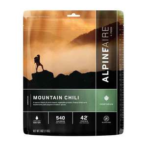 AlpineAire Freeze Dried Vegetarian Mountain Chili 2 Serving Entree