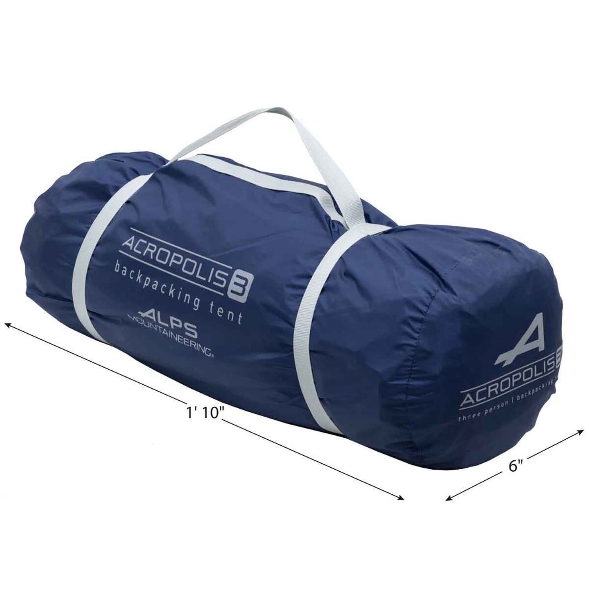 ALPS Mountaineering Acropolis 4-Person Backpacking Tent - Gray/Navy - Grey/Blue ALPS Mountaineering Acropolis 4-Person Backpacking Tent - Gray/Navy - Grey/Blue