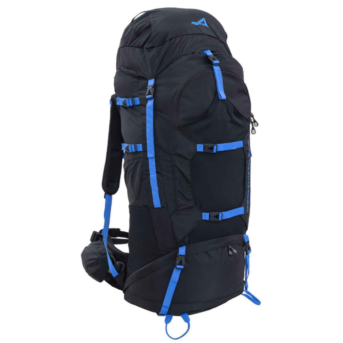 ALPS Mountaineering Caldera 90 Liter Backpacking Pack - Black/Blue - Black/Blue ALPS Mountaineering Caldera 90 Liter Backpacking Pack - Black/Blue - Black/Blue
