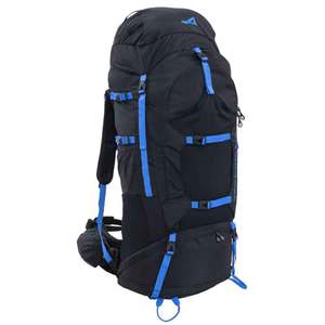 ALPS Mountaineering Caldera 90 Liter Backpacking Pack - Black/Blue