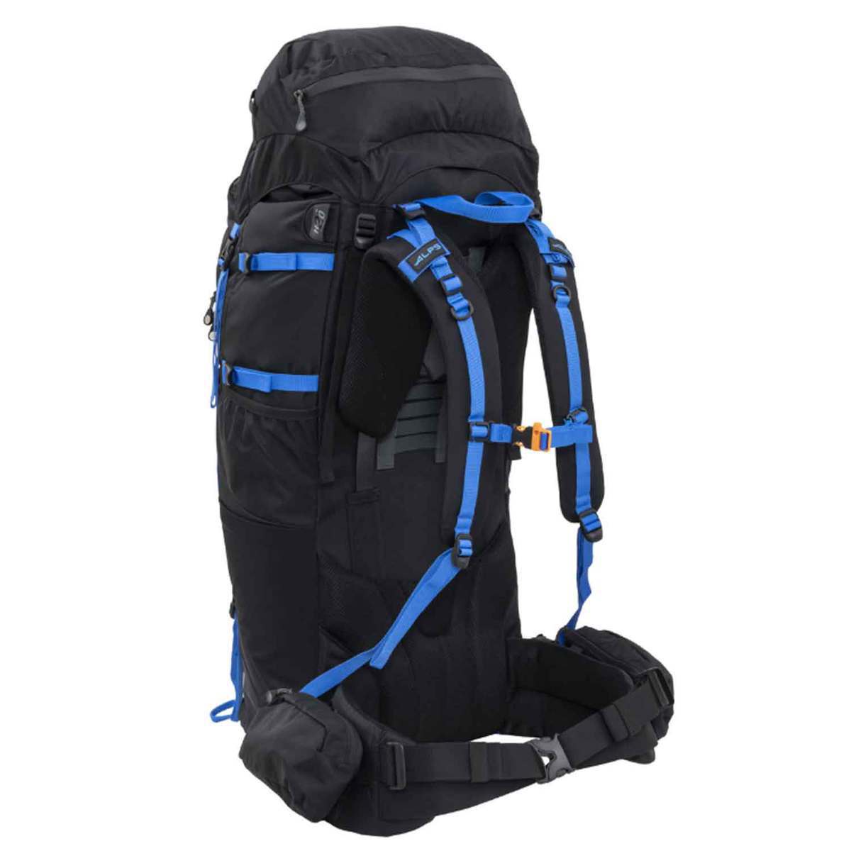 ALPS Mountaineering Caldera 90 Liter Backpacking Pack - Black/Blue - Black/Blue ALPS Mountaineering Caldera 90 Liter Backpacking Pack - Black/Blue - Black/Blue