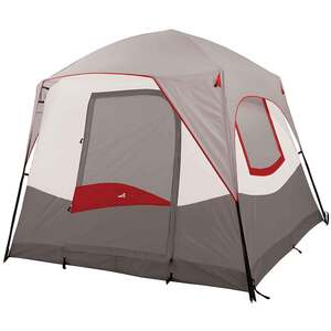 ALPS Mountaineering Camp Creek 4-Person Camping Tent - Gray/Red