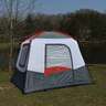 ALPS Mountaineering Camp Creek 4-Person Camping Tent - Gray/Red - Grey/Red